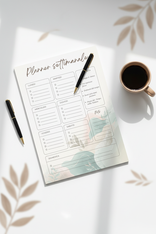 Planner Settimanale Digitale