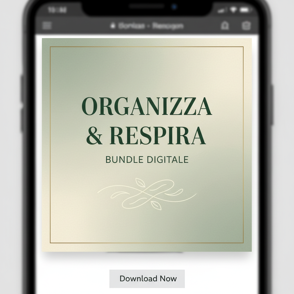 Organizza & Respira — Bundle Digitale